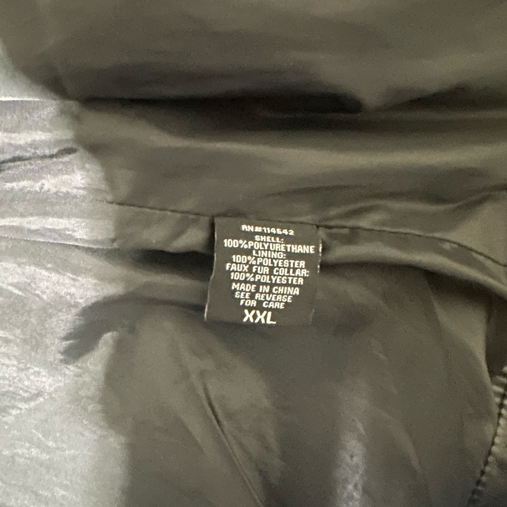Nice black Jou Jou jacket with removable fuzzy collar XXL - Picture 7 of 9
